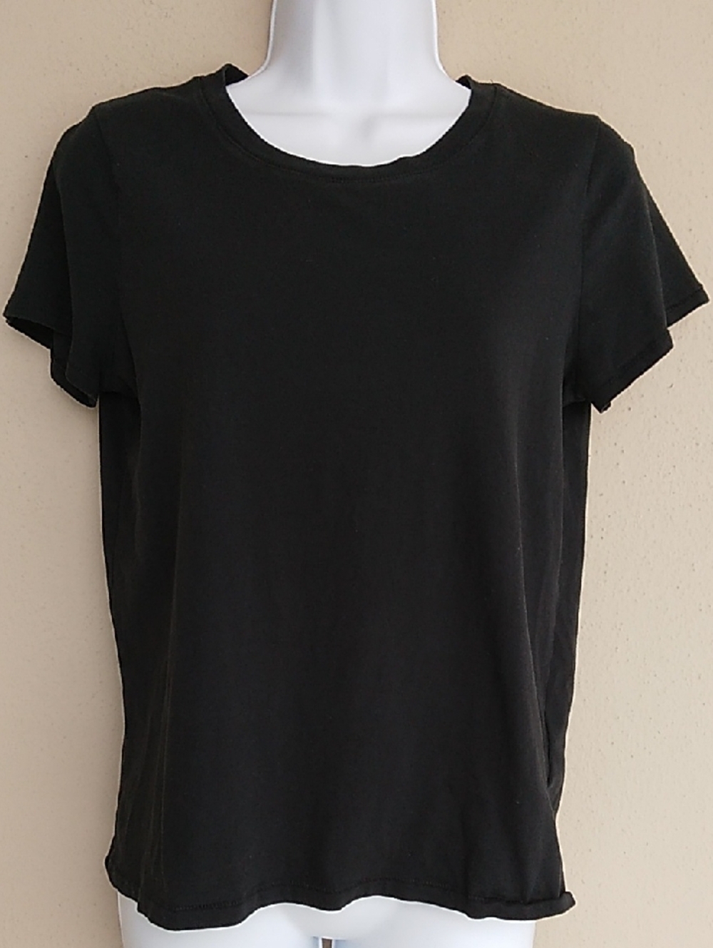 Madewell Black Crew Neck Tee Small